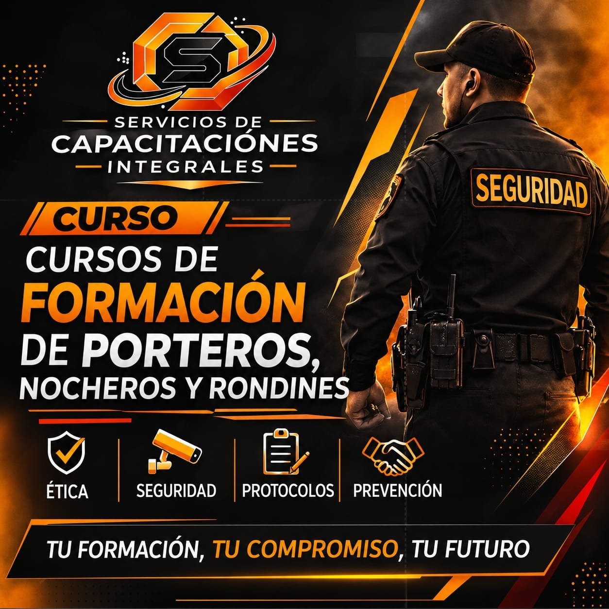 Curso de Formación de Conserjes Porteros, Nocheros, Rondines